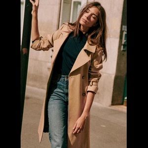 SÉZANE Scott Trench Coat 36FR